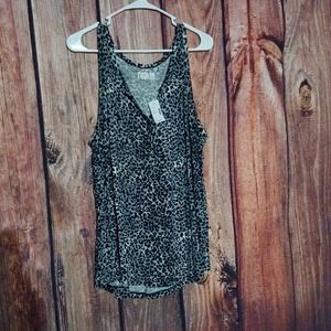 Super soft flowy leopard maurices tank
